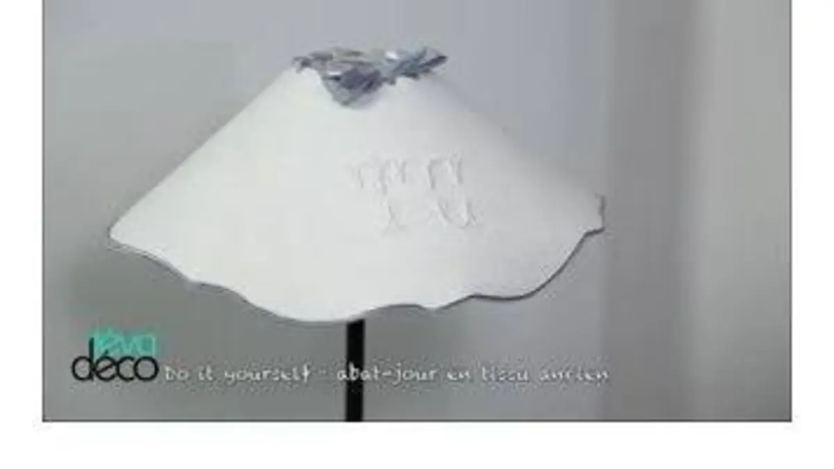 replay de Téva déco : Do it yourself : l’abat-jour en tissu ancien