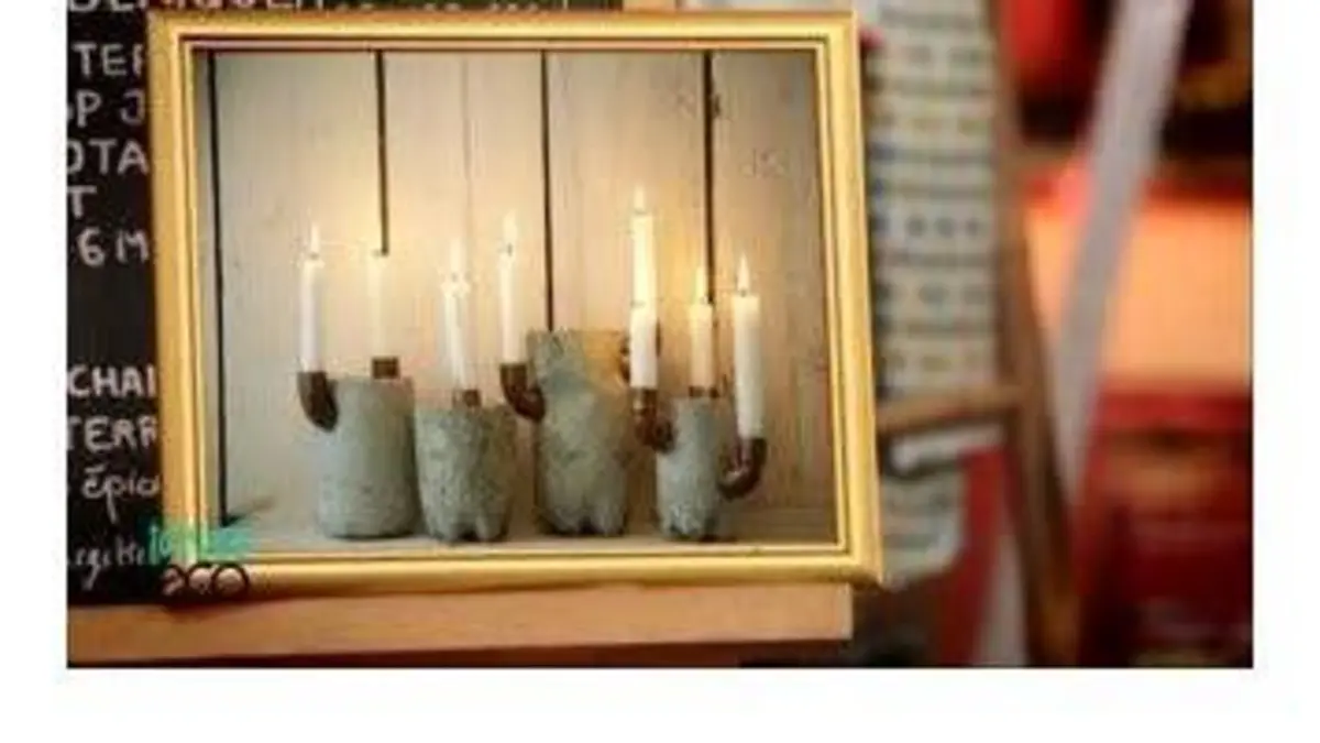 replay de Téva déco : Do it yourself : les bougeoirs