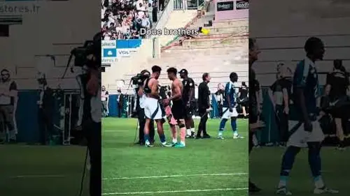 replay de The Doué brothers ✨? #Football #Ligue1 #Ligue1Mcdonalds #rcsa #psg