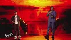The Voice 2025 - Emilio Amico et Gabriel Nabi Gueye chantent "Sous le vent " de Céline Dion et Garou (Battle)
