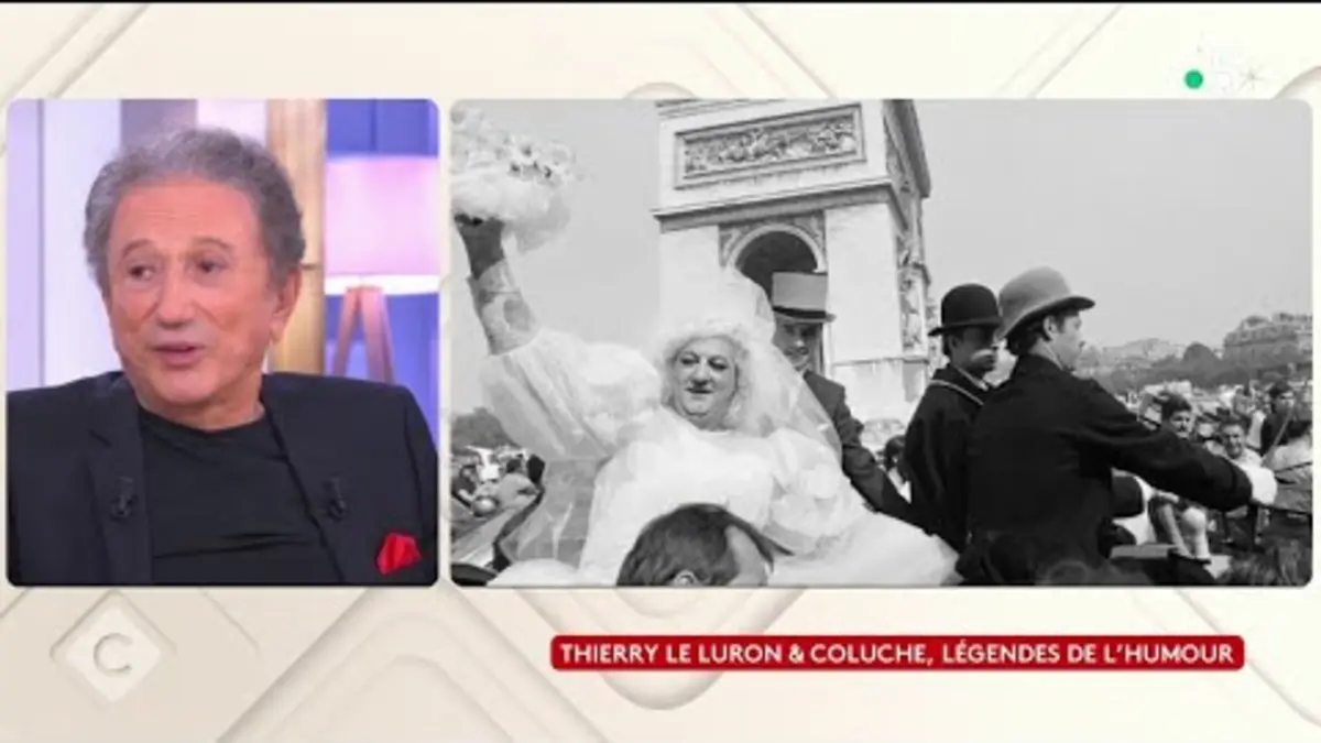 replay de Thierry Le Luron & Coluche, légendes de l’humour - La Story - C à Vous - 02/01/2024