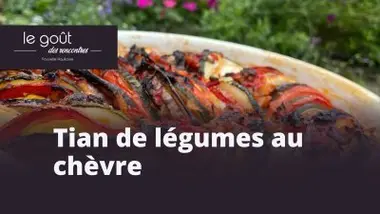 Tian de légumes au chèvre Charente