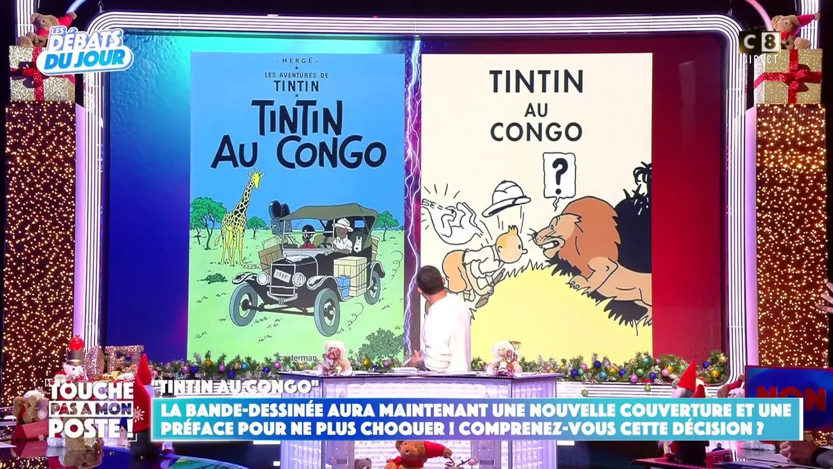 replay de "Tintin au Congo": la BD aura maintenant une nouvelle couverture et une préface pour ne plus choquer