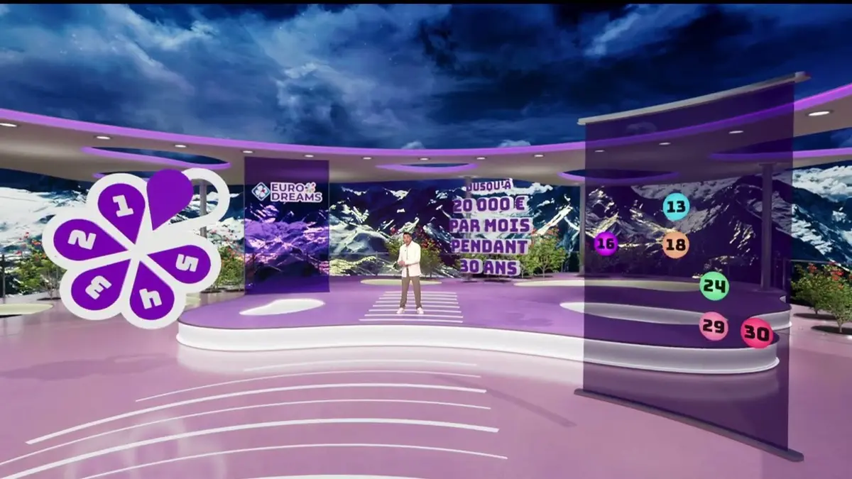replay de Tirage EuroDreams - EuroDreams du 13 mars 2025 - Résultat officiel - FDJ
