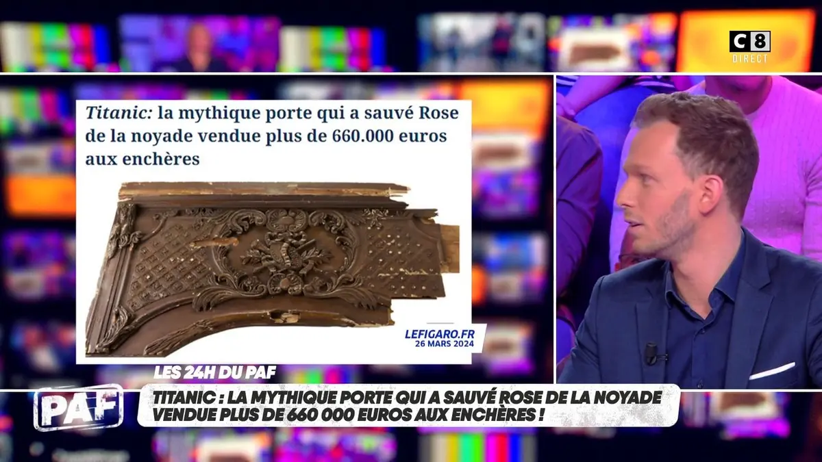 replay de Titanic : La mythique porte qui a sauvé Rose de la noyade vendue plus de 660000 euros aux enchères !
