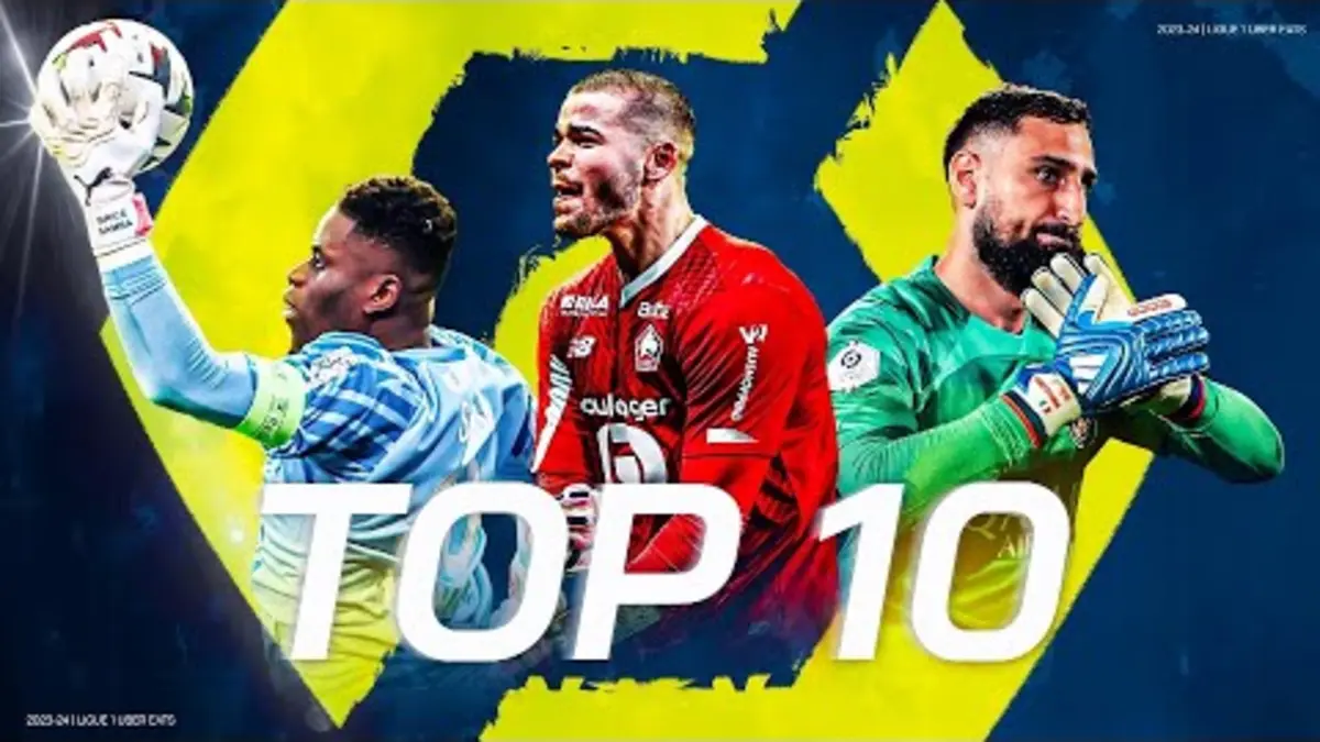 replay de Top 10 arrêts | Samba, Chevalier, Donnarumma... | 2023-24 | Ligue 1 Uber Eats