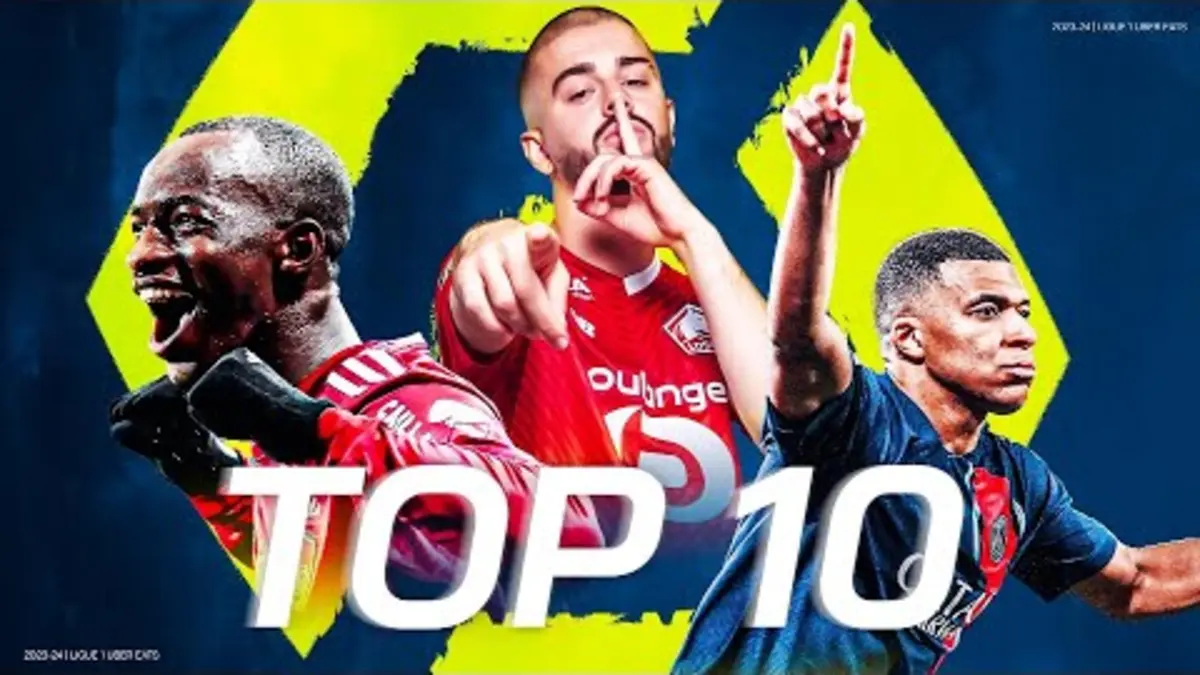 replay de Top 10 buts | Mbappé, Zhegrova, Doumbia... | 2023-24 | Ligue 1 Uber Eats