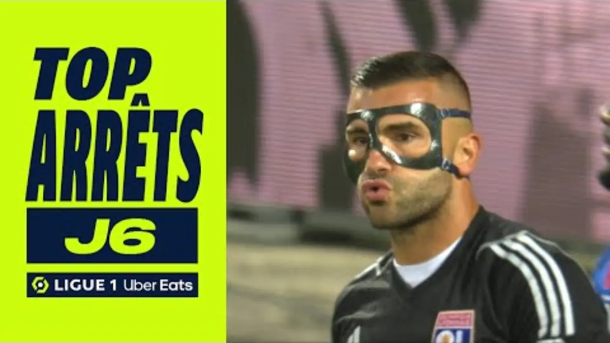 replay de Top arrêts 6ème journée - Ligue 1 Uber Eats / 2023-2024