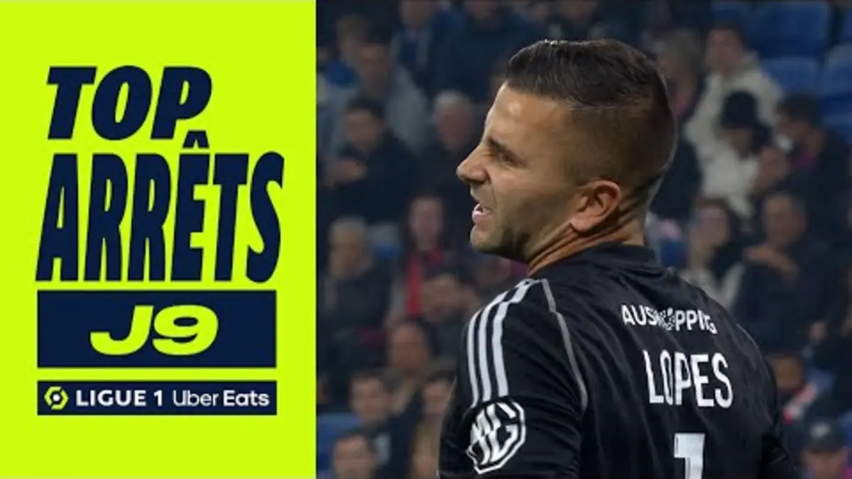 replay de Top arrêts 9ème journée - Ligue 1 Uber Eats / 2023-2024