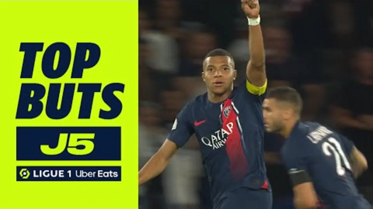 replay de Top buts 5ème journée - Ligue 1 Uber Eats / 2023-2024