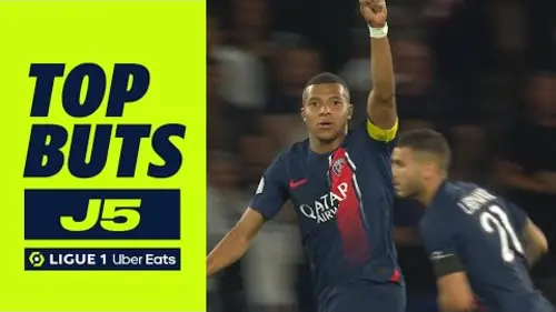 replay de Top buts 5ème journée - Ligue 1 Uber Eats / 2023-2024
