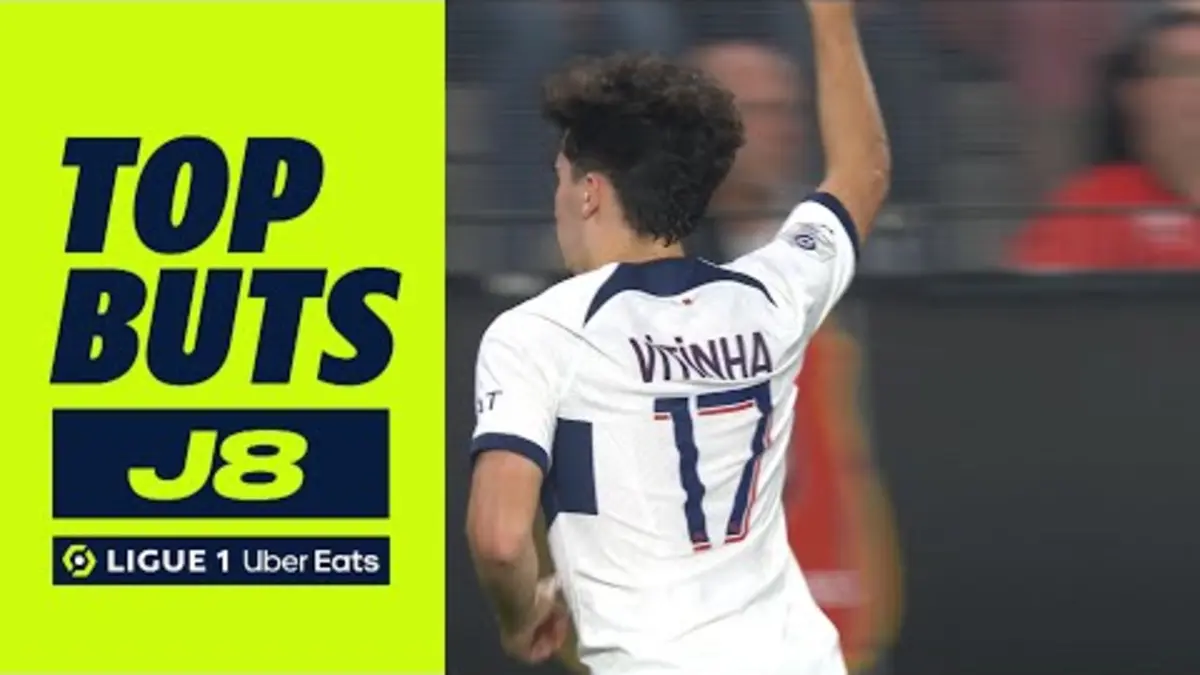 replay de Top buts 8ème journée - Ligue 1 Uber Eats / 2023-2024