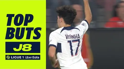 replay de Top buts 8ème journée - Ligue 1 Uber Eats / 2023-2024