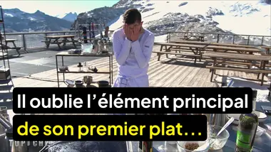 Top chef : Ce candidat n’a pas eu le temps d’ajouter l’élément principal de son plat
