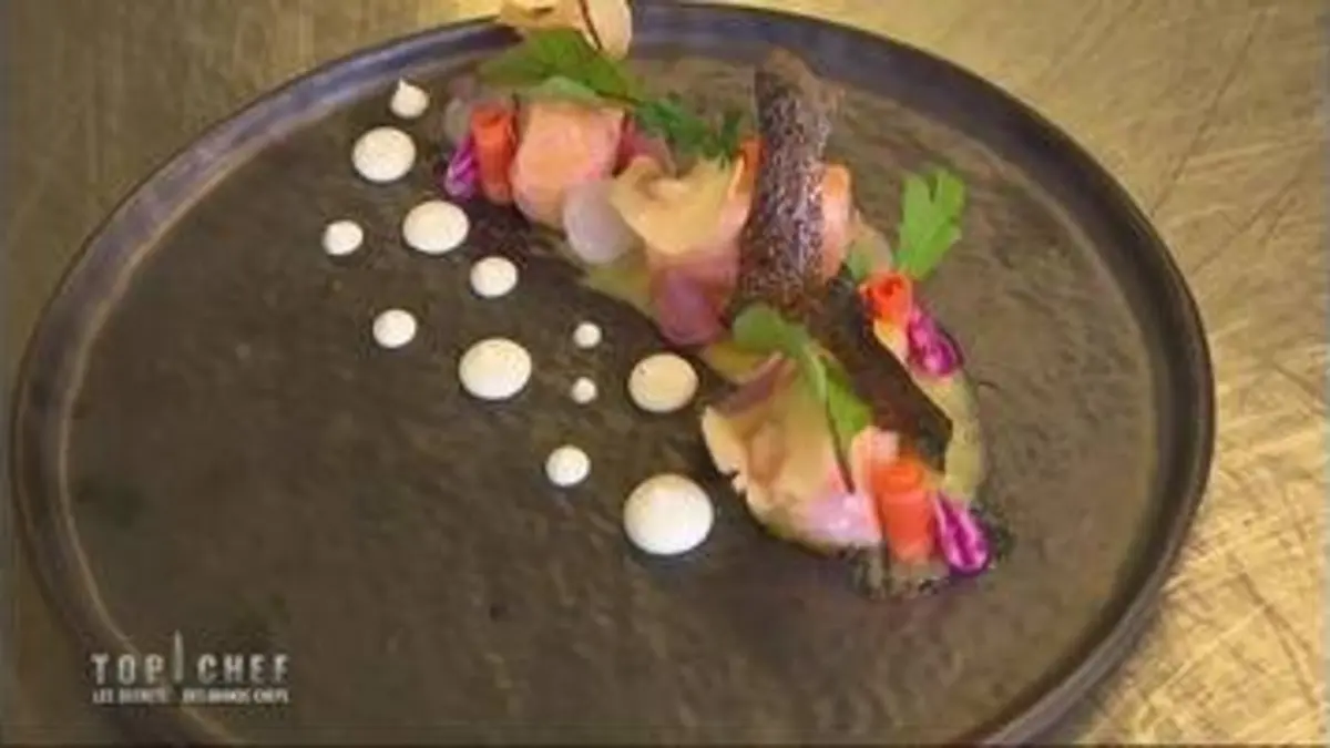 replay de Top Chef : Le saumon confit aux influences asiatiques de Kevin Roquet