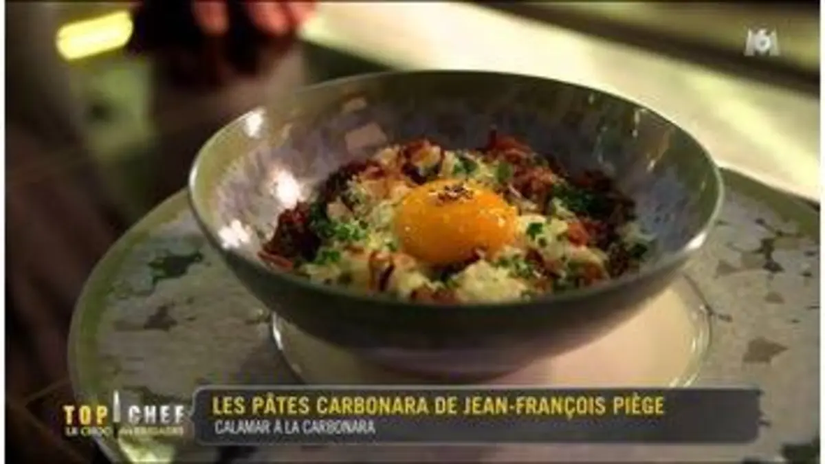 replay de Top Chef : Second défi : les pâtes carbonara