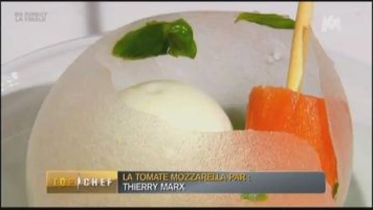 replay de Top Chef : Tomate mozzarella par Thierry Marx