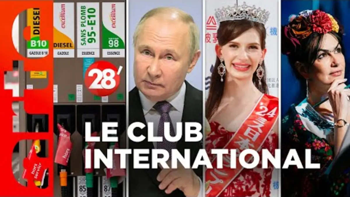 replay de Total, Russie, Miss Japon 2024, Frida Kahlo | Le Club International de 28’ - 28 minutes - ARTE