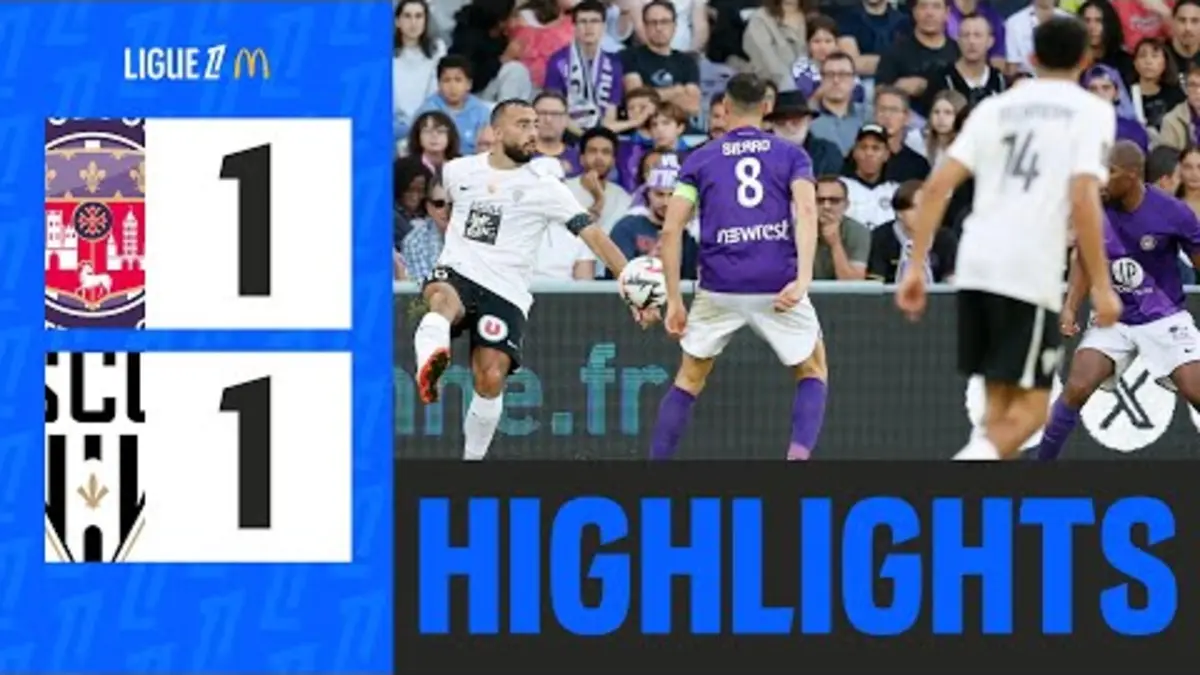 replay de Toulouse CONCÈDE LE NUL face à Angers | 8ème journée - Ligue 1 McDonald's 24/25