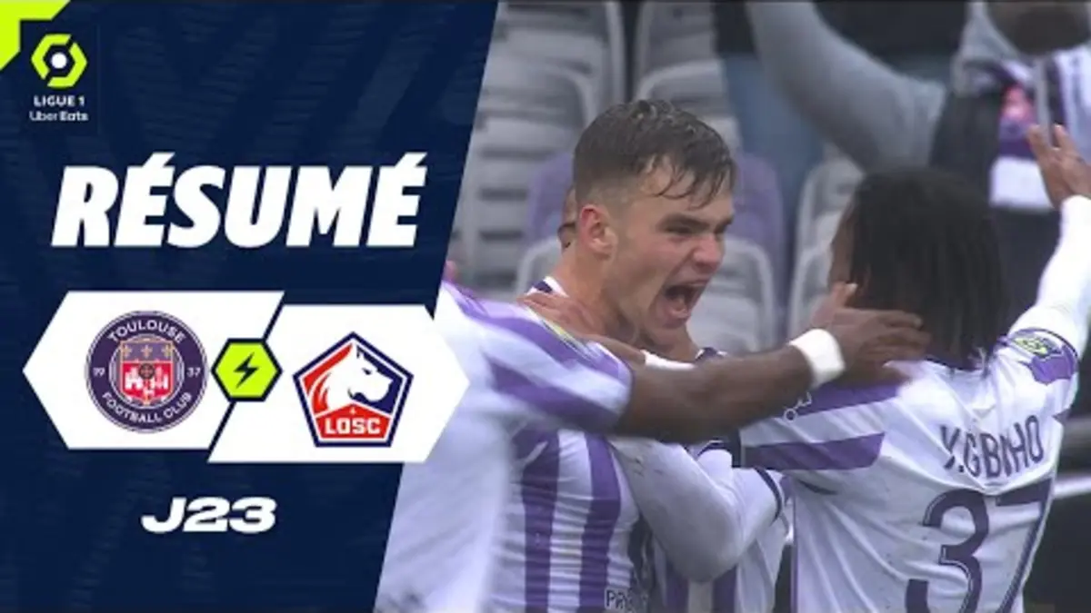 replay de TOULOUSE FC - LOSC LILLE (3 - 1) - Résumé - (TFC - LOSC) / 2023-2024