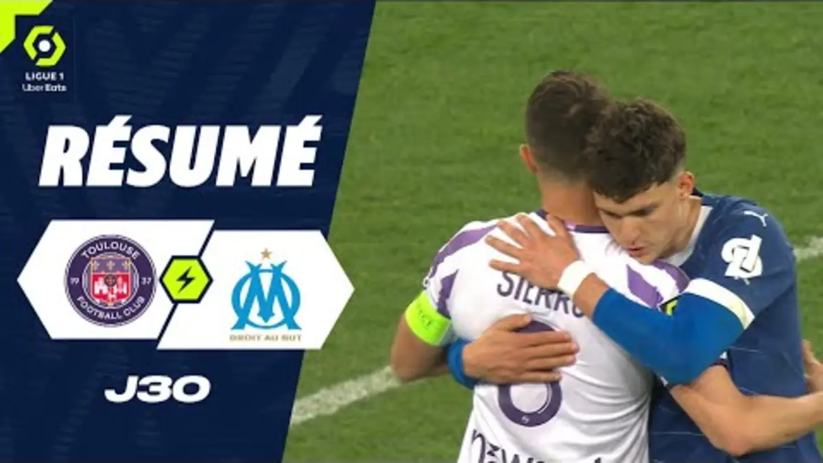 replay de TOULOUSE FC - OLYMPIQUE DE MARSEILLE (2 - 2) - Résumé - (TFC - OM) / 2023-2024