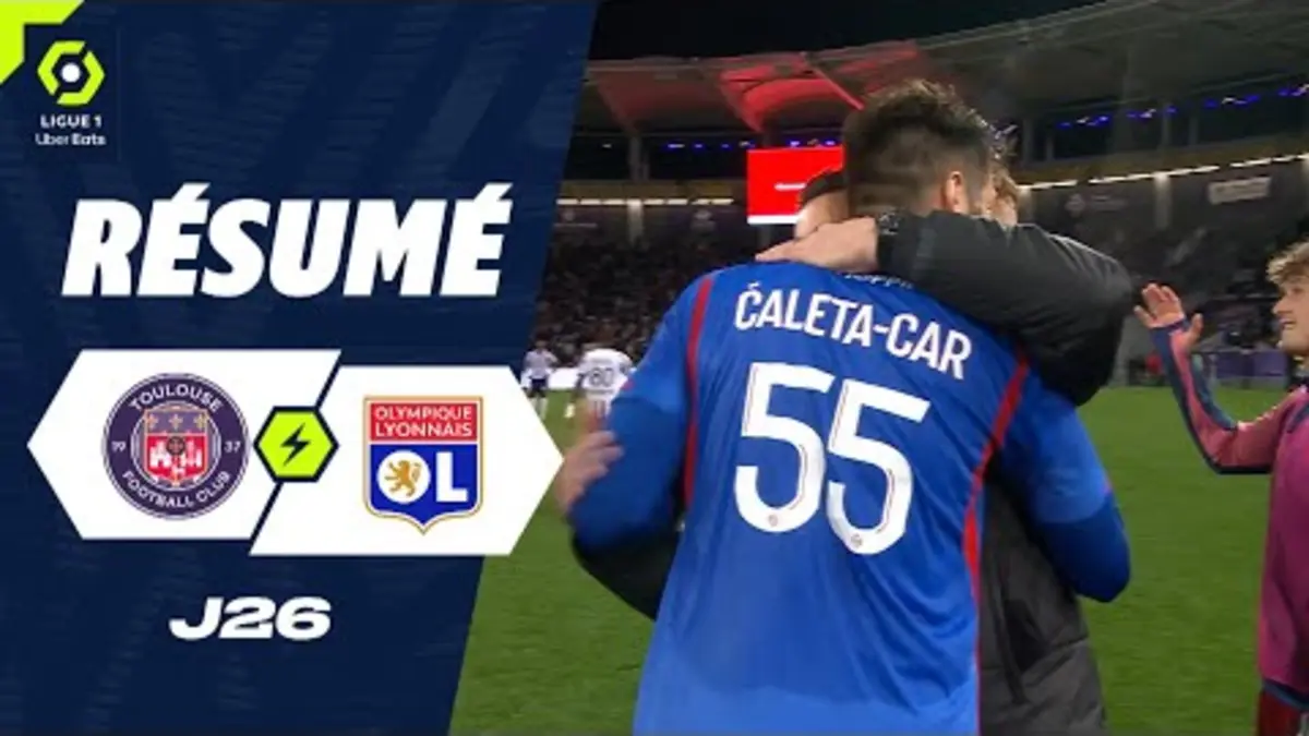 replay de TOULOUSE FC - OLYMPIQUE LYONNAIS (2 - 3) - Résumé - (TFC - OL) / 2023-2024