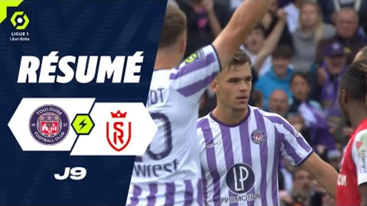 replay de TOULOUSE FC - STADE DE REIMS (1 - 1) - Résumé - (TFC - SdR) / 2023-2024