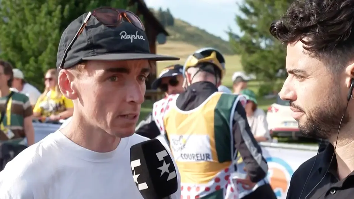 TOUR DE FRANCE 2026 - Romain Bardet sur la chute…