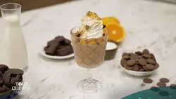 Tous en cuisine : la recette du jour : Mousse légère aux chocolat et clémentine