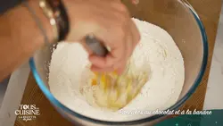 Tous en cuisine : la recette du jour : Pancakes au chocolat et à la banane