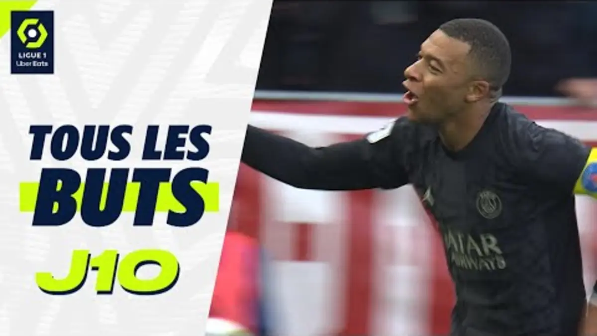 replay de Tous les buts de la 10ème journée - Ligue 1 Uber Eats / 2023-2024