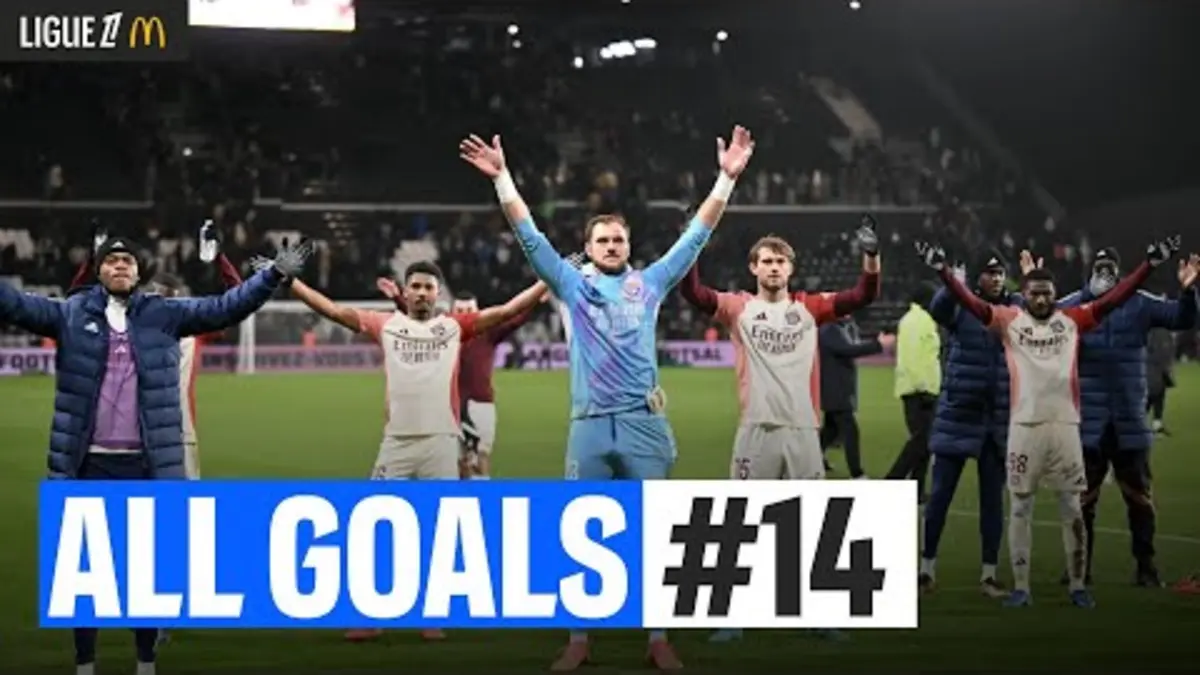 replay de TOUS LES BUTS de la 14ème journée - Ligue 1 McDonald's 24/25