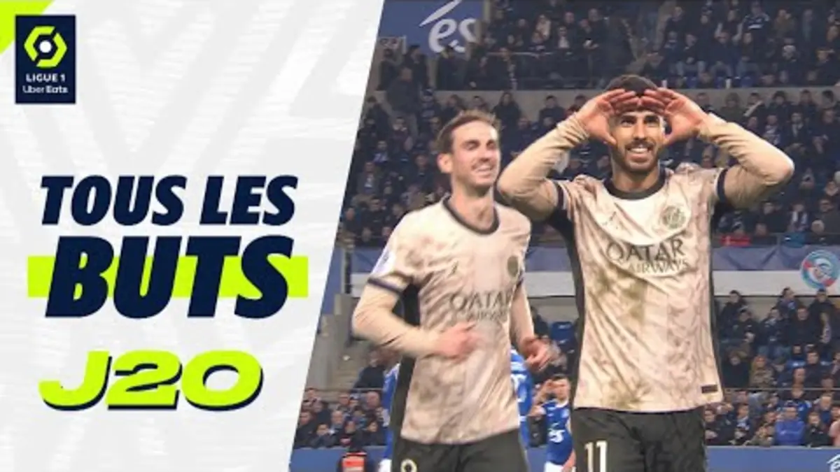 replay de Tous les buts de la 20ème journée - Ligue 1 Uber Eats / 2023-2024