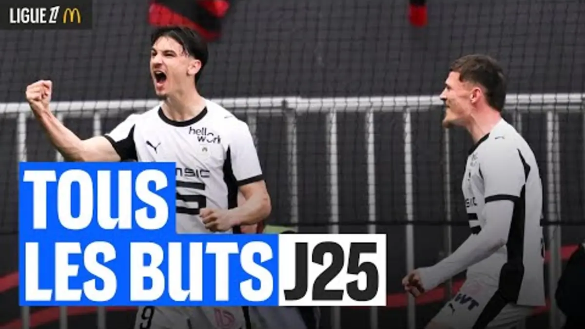 TOUS LES BUTS de la 25ème journée | Ligue 1…