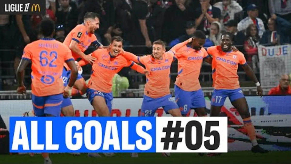 replay de TOUS LES BUTS de la 5ème journée - Ligue 1 McDonald's 24/25