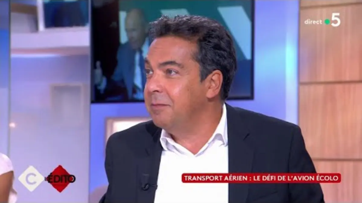 replay de Transport aérien : le défi de l’avion écolo - L’Édito de Patrick Cohen - C à vous - 09/10/2023