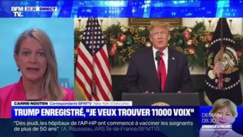 replay de Trump enregistré, "Je veux trouver 11 000 voix" - 03/01