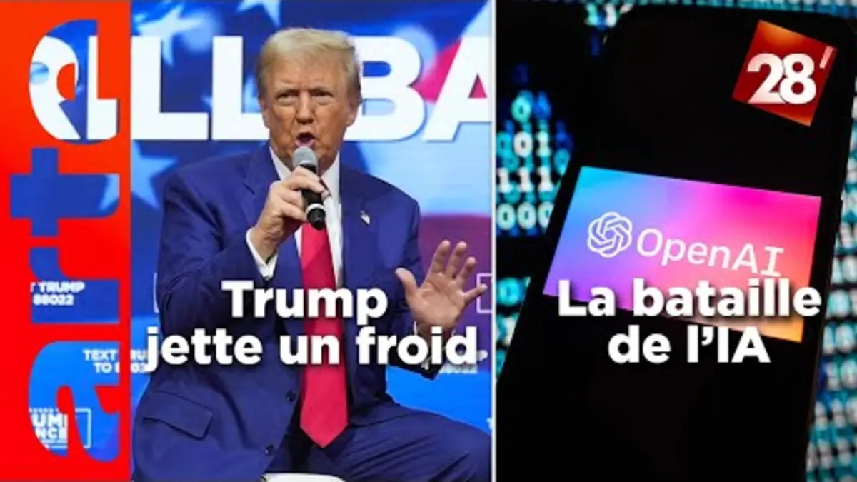 replay de Trump se retire de l’Accord de Paris / Qui va gagner la bataille de l’IA ? | 28 minutes | ARTE