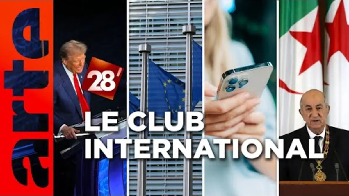 replay de Trump vs Harris, l'UE dans le rouge, Tebboune réélu : Le Club International | 28 minutes | ARTE