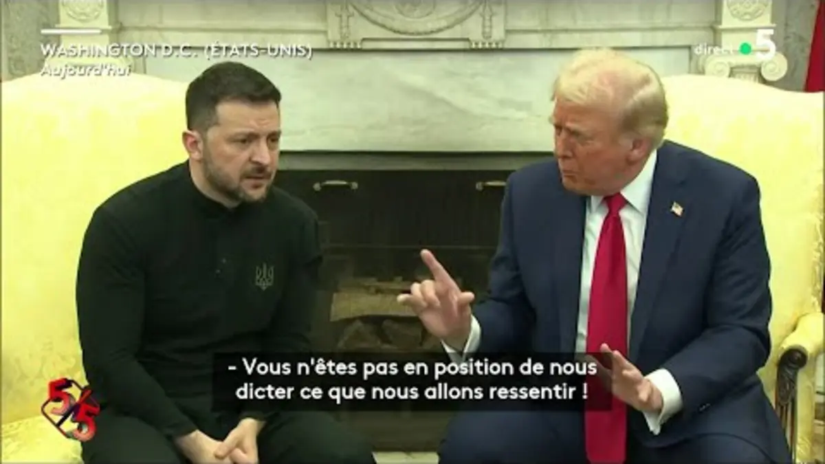 replay de Trump/Zelensky : rencontre sous haute tension - Le 5/5 de Lorrain Sénéchal