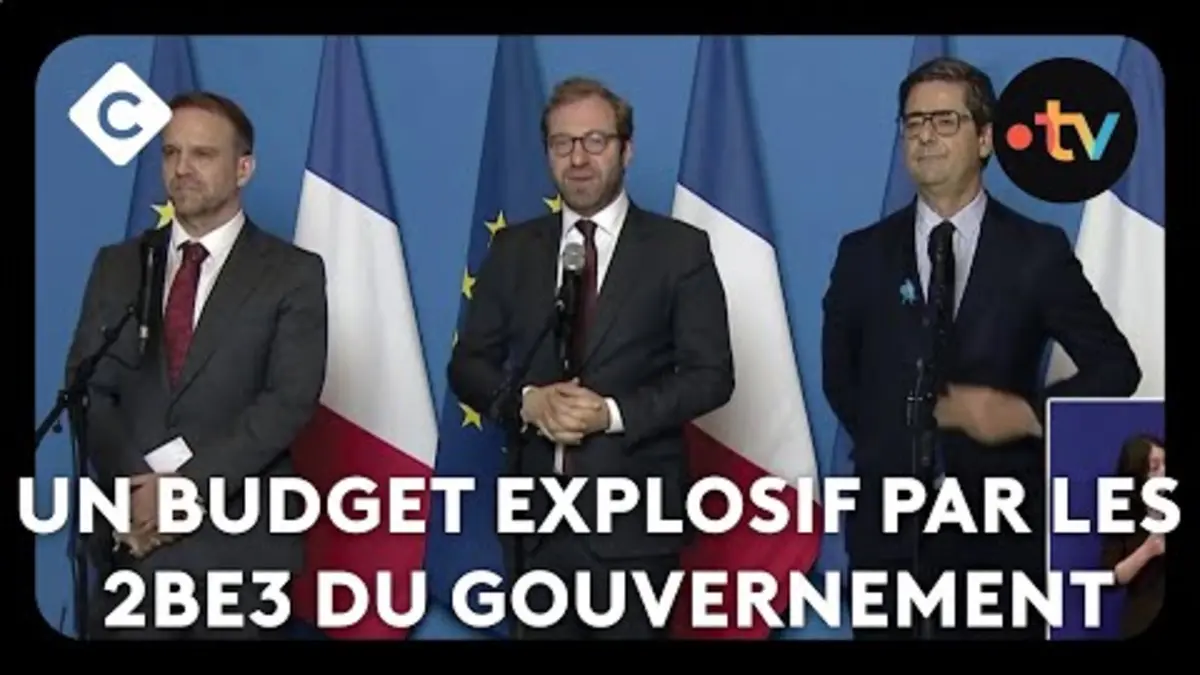 replay de Un budget Explosif par les 2Be3 du gouvernement ’ABC de Bertrand Chameroy - C à Vous - 21/10/2024