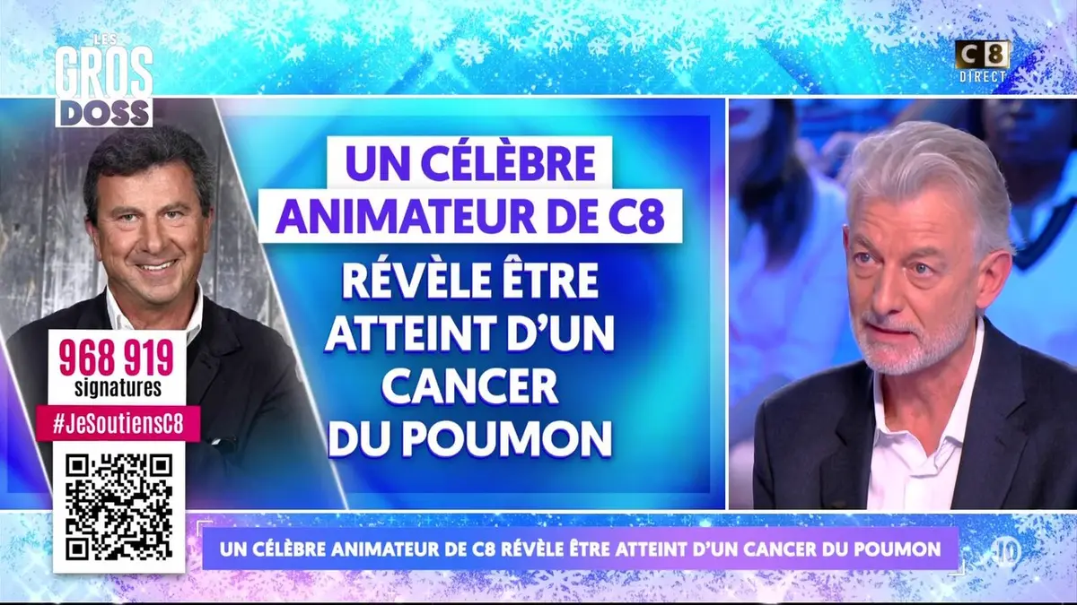 replay de Un célèbre animateur de C8 révèle être atteint d'un cancer du poumon