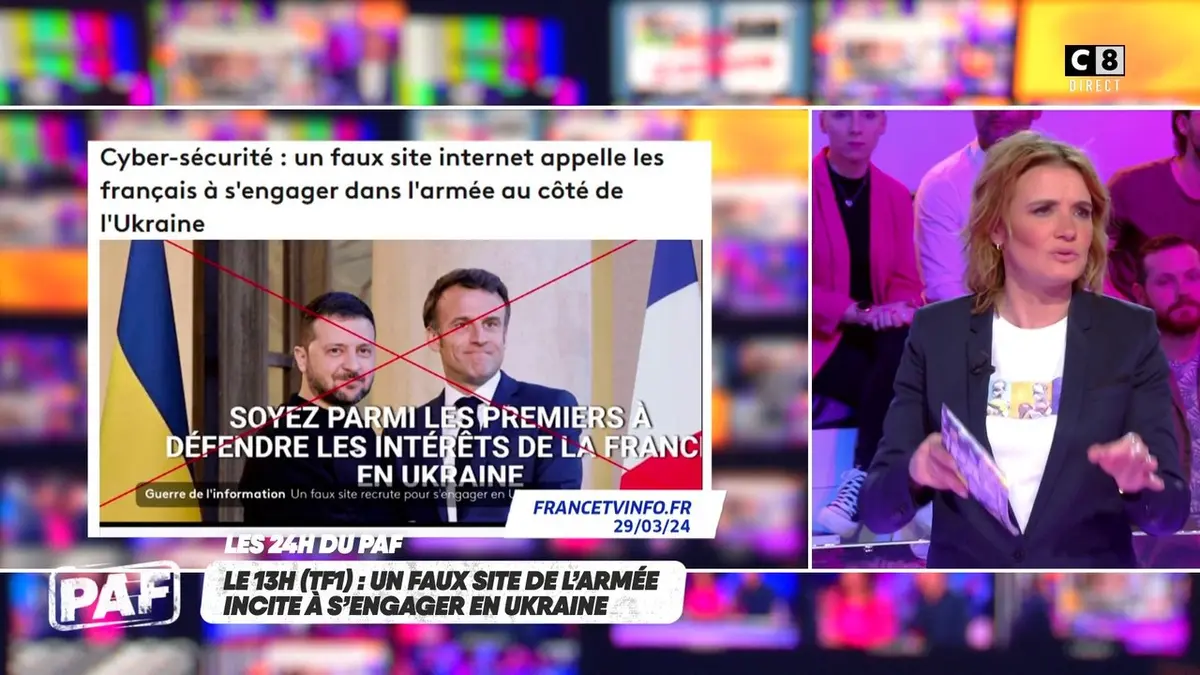 replay de Un faux site de l’armée incite à s’engager en Ukraine !