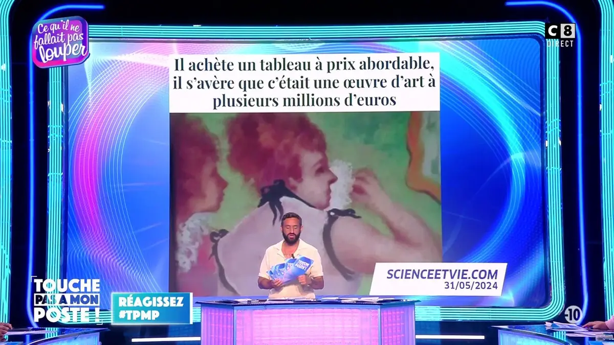 replay de Un homme achète un tableau 926€ sur internet, il en vaut en réalité 8 millions