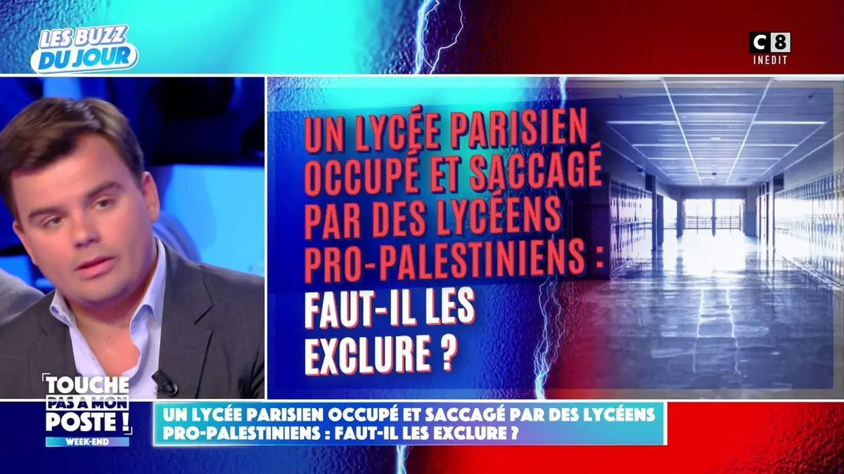 replay de Un lycée parisien saccagé par des lycéens pro-palestiniens