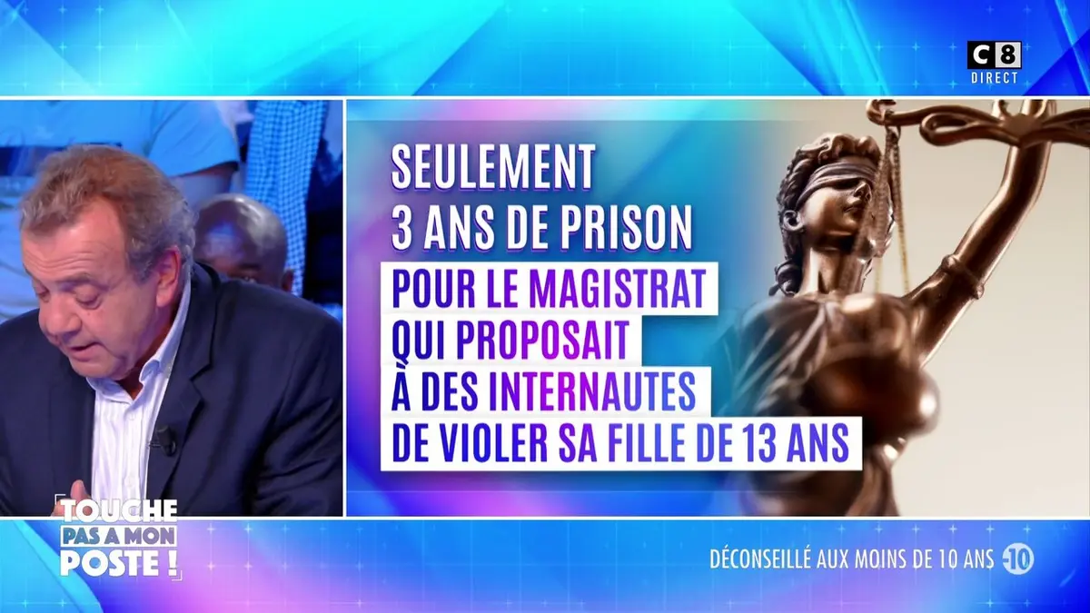 replay de Un magistrat qui proposait à des internautes de violer sa fille de 13 ans