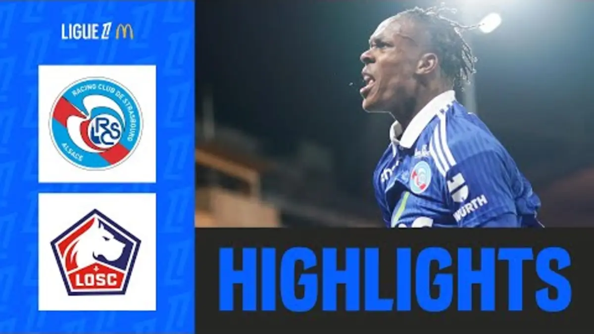 replay de Un Strasbourg VALEUREUX fait TOMBER Lille à la Meinau | 19ème journée - Ligue 1 McDonald's 24/25