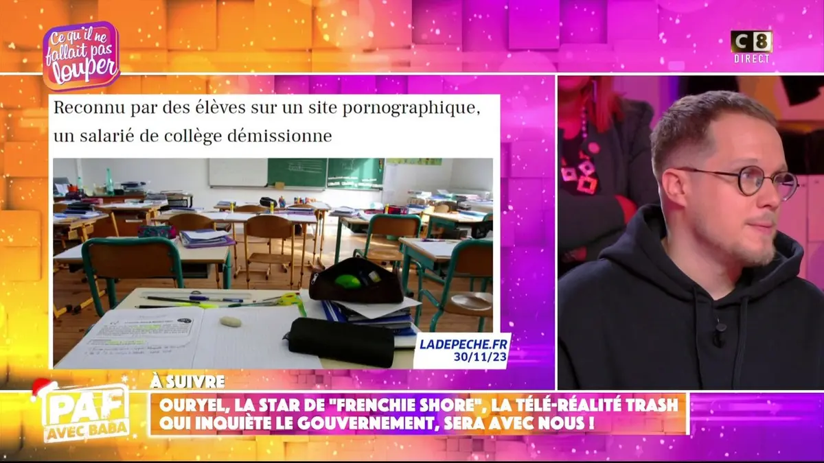 replay de Un surveillant d’un collège démissionne après avoir été reconnu par des élèves dans un film porno !