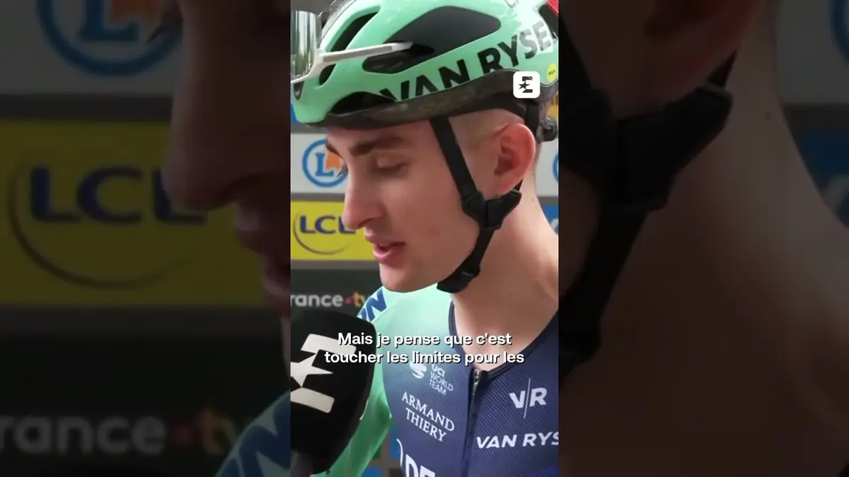 🥺 Un très beau premier #tourdefrance pour Paul…