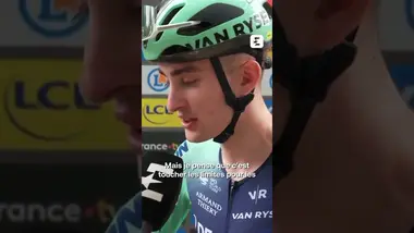 🥺 Un très beau premier #tourdefrance pour Paul Seixas finalement 4e du classement ! #shorts